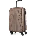 Produktbild: Suitline - leichtes Handgepäck 55x35x20 cm Flugzeug-Trolley 34 L Bordgepäck Hand-Koffer leicht Bord-Koffer 4 Rollen Kabinengepäck Hand Luggage T... - Gold