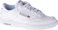 Produktbild: Reebok Herrenschuhe In Weiß Sneaker Leder Club C 85  White/Sheer Grey Größe 40