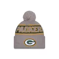 Produktbild: New Era Green Bay Packers NFL 2024 Sideline Sport Knit Grau Bommelmütze - One-Size