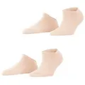 Produktbild: Esprit Sneakersocken Uni (2 Paar) verstärkt, knöchelfrei und aus weichem Material Baumwolle rosa 35-38