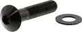 Produktbild: Linsenschraube JMP M8x1,25mm 40mm Edelstahl V4A schwarz