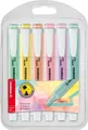 Produktbild: STABILO Marker Textmarker swing cool Pastel Edition Etui 6 Stifte (5 Stück)