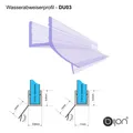 Produktbild: Wasserabweiser Duschdichtung Schwallschutz Duschkabine Ersatzdichtung 5-8mm