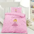 Produktbild: Optidream Renforcé Kinderbettwäsche Prinzessin 100x135 cm + 40x60 cm - pink