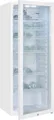Produktbild: Exquisit Glastürkühlschrank GKS240-GT-160C Weiß 237 l, Umluft, 6 Ablagen, Türschloss, freistehend 668051
