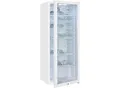 Produktbild: Exquisit Glastürkühlschrank GKS240-GT-160C Weiß 237 l, Umluft, 6 Ablagen, Türschloss, freistehend