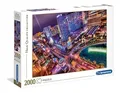 Produktbild: Clementoni 32555 Las Vegas – Puzzle 2000 Teile ab 9 Jahren, buntes Erwachsenenpuzzle mit kräftigen Farben, Geschicklichkeitsspiel für die ganze Familie, schöne Geschenkidee