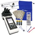 Produktbild: AlphFa PoolLAB 2.0 Special Edition inkl. 140 Testtabletten - Wassertester für Pools (Photometer) Bluetooth WLAN Pooltester Messgerät Chlor pH-Wert Phenol Red Alkalinity M Cyanursäure