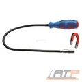 Produktbild: BGS 3187 MAGNETHEBER LED MAGNETGREIFER MAGNETSTAB BELEUCHTUNG WERKZEUG 600 MM