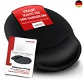 Produktbild: Mauspad mit Gelkissen aus Memoryschaum - 23x26cm - Ergonomisches Mauspad mit