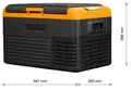 Produktbild: ALPICOOL Kompressor Kühlbox 30L 12/24V Camping Auto Kühl-Gefrierschrank UVP 299€