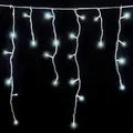 Produktbild: Gartenpirat Eisregen LED Lichterkette 12 m 480 LED kaltweiß Weihnachtsbeleuchtung Timer außen innen