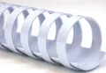 Produktbild: GBC 4028195 - Binderücken, Plastik, 10 mm, weiß, 100 Stück