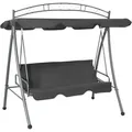 Produktbild: Vidaxl - Gartenschaukel mit Bettfunktion und Dach 198×120×205 cm Stahl