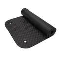 Produktbild: Yogabox Gymnastikmatte Komfort Made in Germany mit Ösen, schwarz