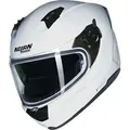 Produktbild: NOLAN Motorradhelm N60-6 Classico Helm, integriertes Sonnenvisier weiß S (56)