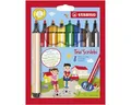 Produktbild: STABILO Filzstift STABILO Trio Scribbi Dreikant-Filzstift - 1,5-2,0 mm - 8er Set