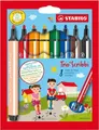Produktbild: STABILO - Gefederter Dreikant-Filzstift Fasermaler Trio Scribbi, 8er Etui