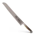 Produktbild: GÜDE Solingen - Brotmesser geschmiedet, 32 cm, Fasseichenholz, ALPHA FASSEICHE, Doppelkropf, Handmade Germany