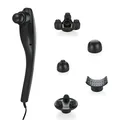 Produktbild: 20W Klopfmassagegerät Massagegerät 5 Massageaufsätzen Abschaltautomatik schwarz