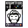 Produktbild: Reflective Berlin Reflexaufkleber Decals Monkey Schwarz (65482909)