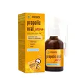 Produktbild: Medex Propolis Oral Junior, alkoholfrei Mundspray und Rachenspray, wasserbasiert, OHNE Alkohol; mit Zusatz von Honig, Salbei, Niacin, Fichtenspitzen, mit Applikator, für Kinder ab 3 Jahren, 30 ml