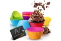 Produktbild: AVANA Muffinform Wiederverwendbare Muffinformen aus Silikon Cupcake Muffinförmchen, (24-tlg), Antihaftbeschichtet, BPA-frei, umweltschonend, 8 Farben