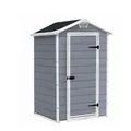 Produktbild: MANOR 4x3 Gartenhaus, grau-weiß