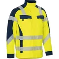 Produktbild: vizwell Arbeitsjacke Warnschutz Bundjacke HiVis elastisch dehnbar warnorange warngelb gelb XL