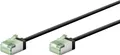 Produktbild: Patchcord Kat.8.1-0100 U/FTP SLIM LSZH-TPE schwarz/1m/ 74353