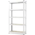 Produktbild: KARAT Schwerlastregal Weiß für Keller und Werkstatt Gesamtlast 875 kg 180 x 90 x 45 cm