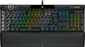 Produktbild: CORSAIR K100 RGB Optisch-Mechanische Kabelgebundene Gaming-Tastatur - OPX Linear-Schalter - PBT Double-Shot Tastenkappen - Elgato Stream Deck & iCUE Kompatibel - PC, Mac, Xbox - QWERTZ DE - Schwarz