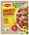 Produktbild: MAGGI Fix für Spaghetti Bolognese, Würzmischung, 100% natürliche Zutaten, für 3 Portionen, 1er Pack (1 x 36g Packung)