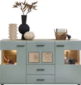 Produktbild: Innostyle Sideboard FUN PLUS II, 2 Holztüren, 3 Schubläden, 7 Fächer, Softclose, ABS Kantenschutz