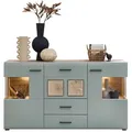 Produktbild: Sideboard Fun Plus II Grün/Eichefarben