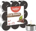 Produktbild: Bolsius True Scents – 18 Teelichter – Oud Wood – Brenndauer: 4 Stunden – Innendekoration – natürliche Extrakte – mit natürlichem veganem Wachs