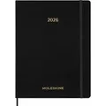 Produktbild: Moleskine 15 Monate Essential Wochenkalender 2025/2026, 1 Wo = 2 Seiten, vertikal, XXL, fester Einband, Schwarz