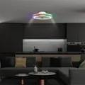 Produktbild: MeLiTec Deckenlampe mit Ventilator, RGB-Licht, Deckenventilator mit Beleuchtung