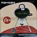 Produktbild: HAMSON YORK Compact Plus Holzkohlegrill Kugelgrill Barbecue Grillfläche Ø 53 cm