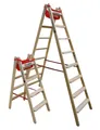 Produktbild: Holzstehleitern Stehleiter Sprossenleiter 10577- euroline - Girse