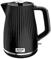 Produktbild: Tefal Wasserkocher Kunststoff 1,7 l 2400 W Elektrisch Teekocher Wasserkessel Loft Schwarz | Herausnehmbarer Kalkfilter | BPA Free | KO250830 | Auto-Off
