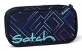 Produktbild: Satch Schlamperbox extra groß inkl. Trennfach Reißverschlussfach Stiftehalter Geodreieck Sichtfenster für Stundenplan Purple Laser - Dunkelblau