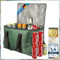 Produktbild: XXL Kühltasche Picknicktasche Picknickkorb Isotasche Picknick Kühlbox zum Kühlen