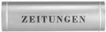 Produktbild: Burg Wächter 800 Si Zeitungsrolle, runde Form, mit seitlicher Kunststoffabdeckung, Aufschrift, Stahl, silber (31100)