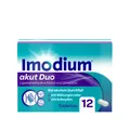 Produktbild: Imodium® akut Duo - Loperamid und Simeticon bei akutem Durchfall mit Blähungen & Krämpfen - Jetzt 10% mit dem Code imodium10 sparen*