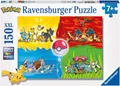 Produktbild: 150 Teile Ravensburger Kinder Puzzle XXL Pokémon Typen 10035