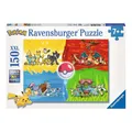 Produktbild: Puzzle XXL | 150 Teile | Pokemon | Ravensburger | Wasser, Blitz, Feuer, Pflanze