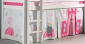 Produktbild: Vorhangset Spielbettvorhang Kinderbettvorhang Textilset Bettgardine Prinzessin