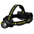 Produktbild: Ledlenser 502196 H15R Work Robust Stirnlampe LED, aufladbar mit Lithium Akku, wasserdicht IP67, 2500 Lumen, stufenlos dimmbar, mit Helmclips, USB Magnetladekabel, Schwarz, Leuchtweite 250 m