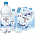 Produktbild: Gerolsteiner Naturell Mineralwasser  6x1.00l Flasche  EINWEG-Pfand